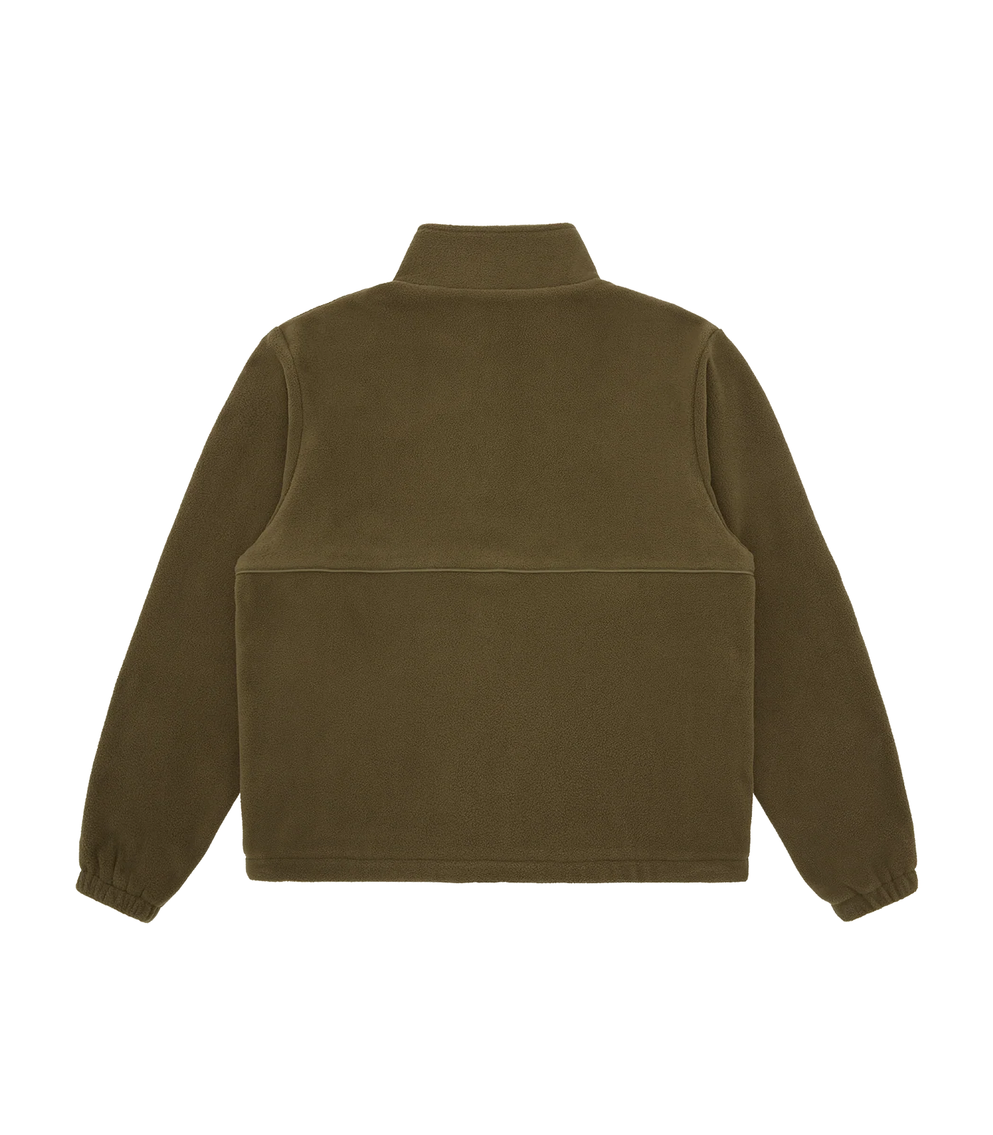 WOVEN PATCH ARCH LOGO FLEECE JACKET - OLIVE - Image 2