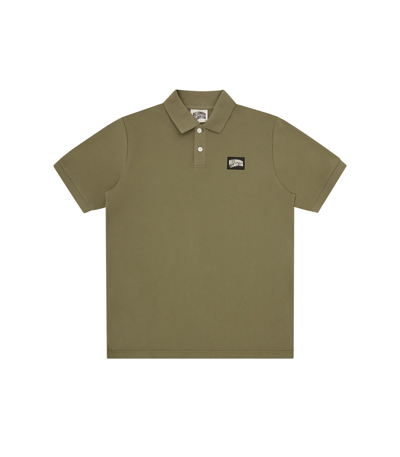 WOVEN PATCH ARCH LOGO POLO TOP - OLIVE