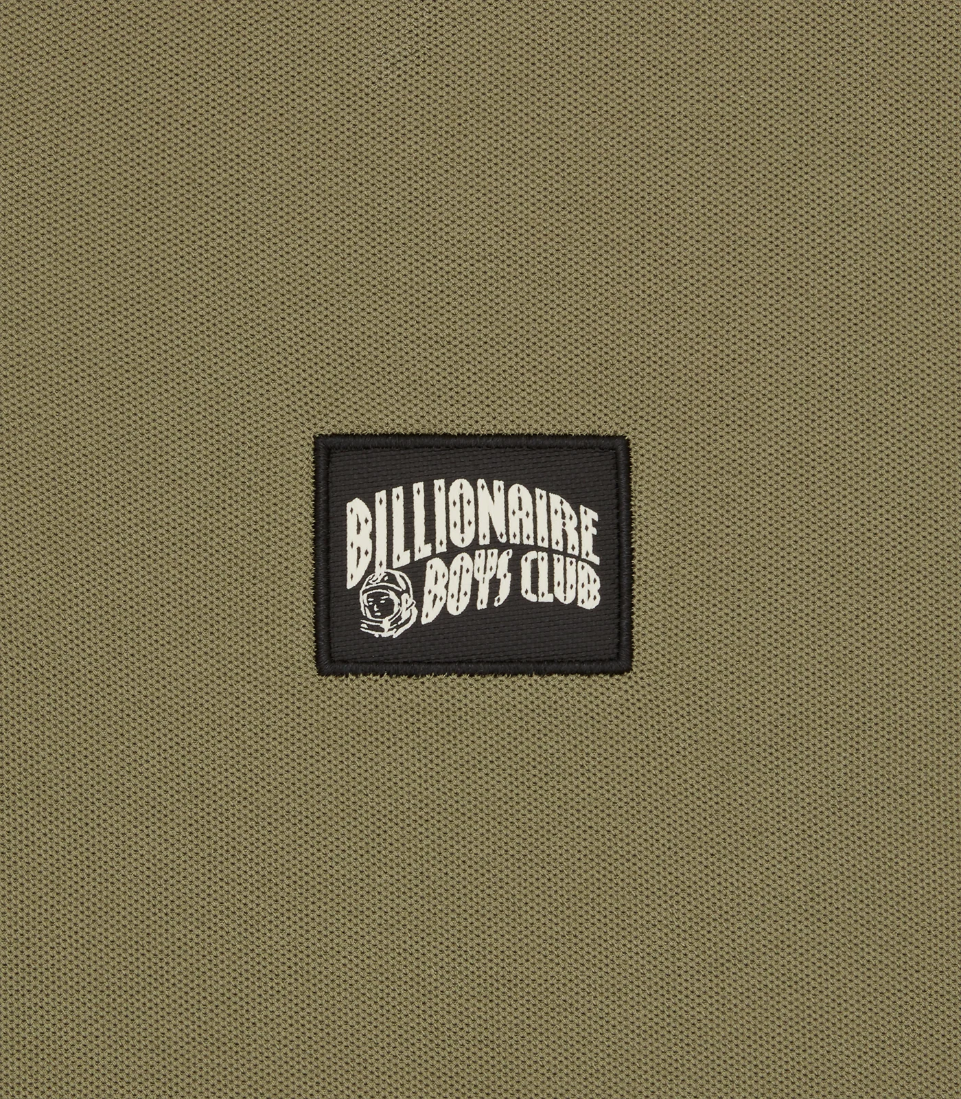 WOVEN PATCH ARCH LOGO POLO TOP - OLIVE - Image 4