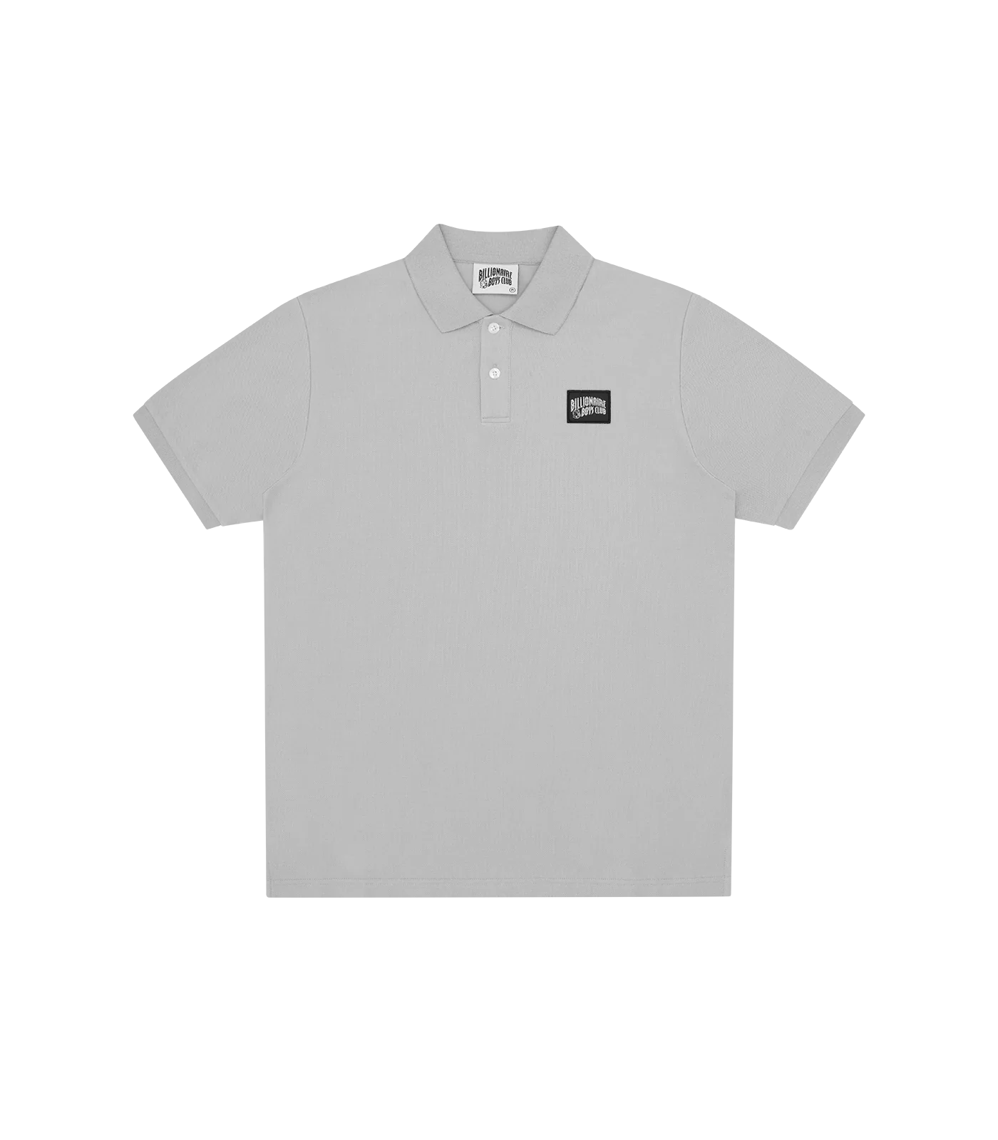 WOVEN PATCH ARCH LOGO POLO TOP - FLAT GREY