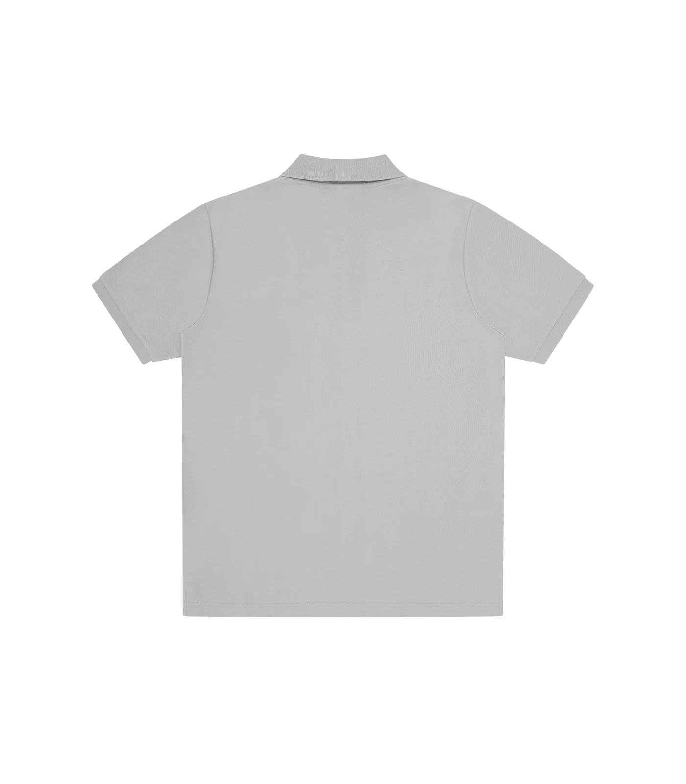 WOVEN PATCH ARCH LOGO POLO TOP - FLAT GREY - Image 2