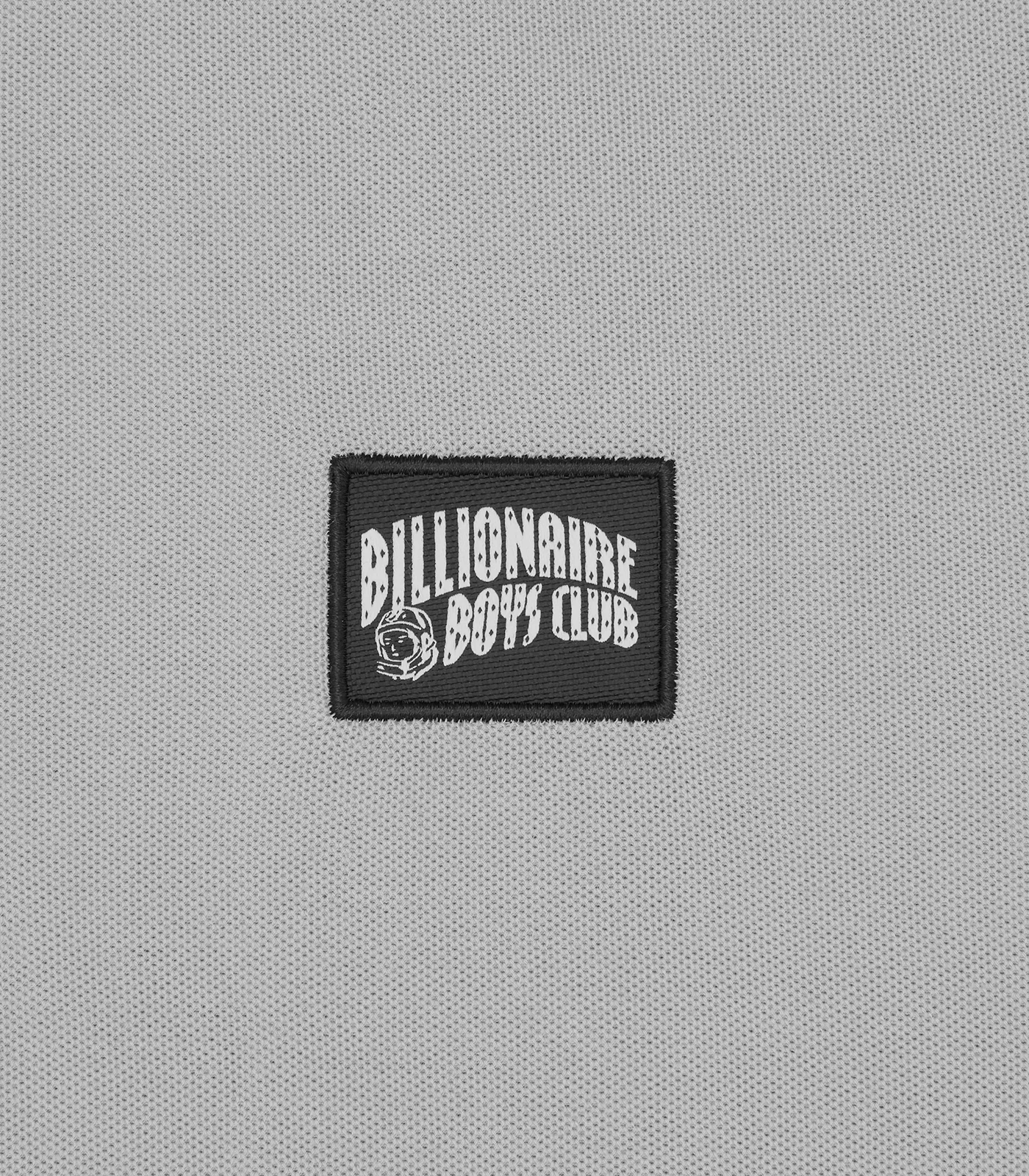 WOVEN PATCH ARCH LOGO POLO TOP - FLAT GREY - Image 3