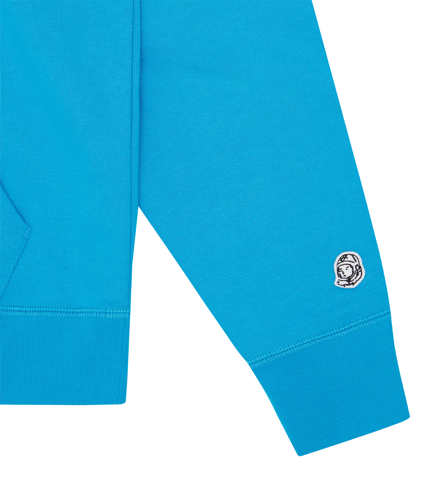 WOVEN PATCH ARCH LOGO POPOVER HOOD - AQUA BLUE - Image 4