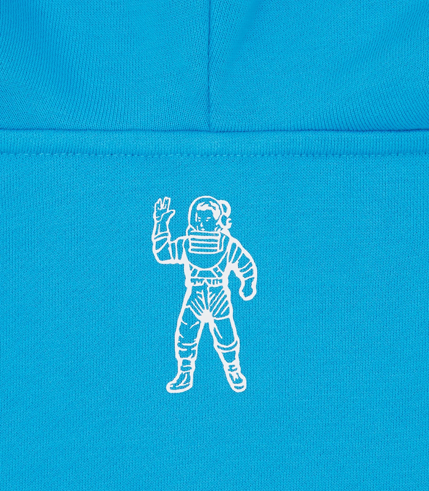 WOVEN PATCH ARCH LOGO POPOVER HOOD - AQUA BLUE - Image 5