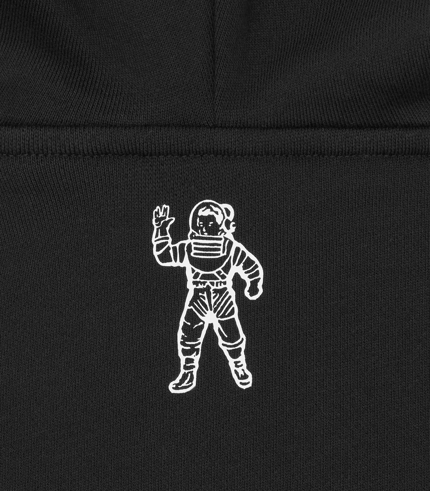 WOVEN PATCH ARCH LOGO POPOVER HOOD - BLACK - Image 5