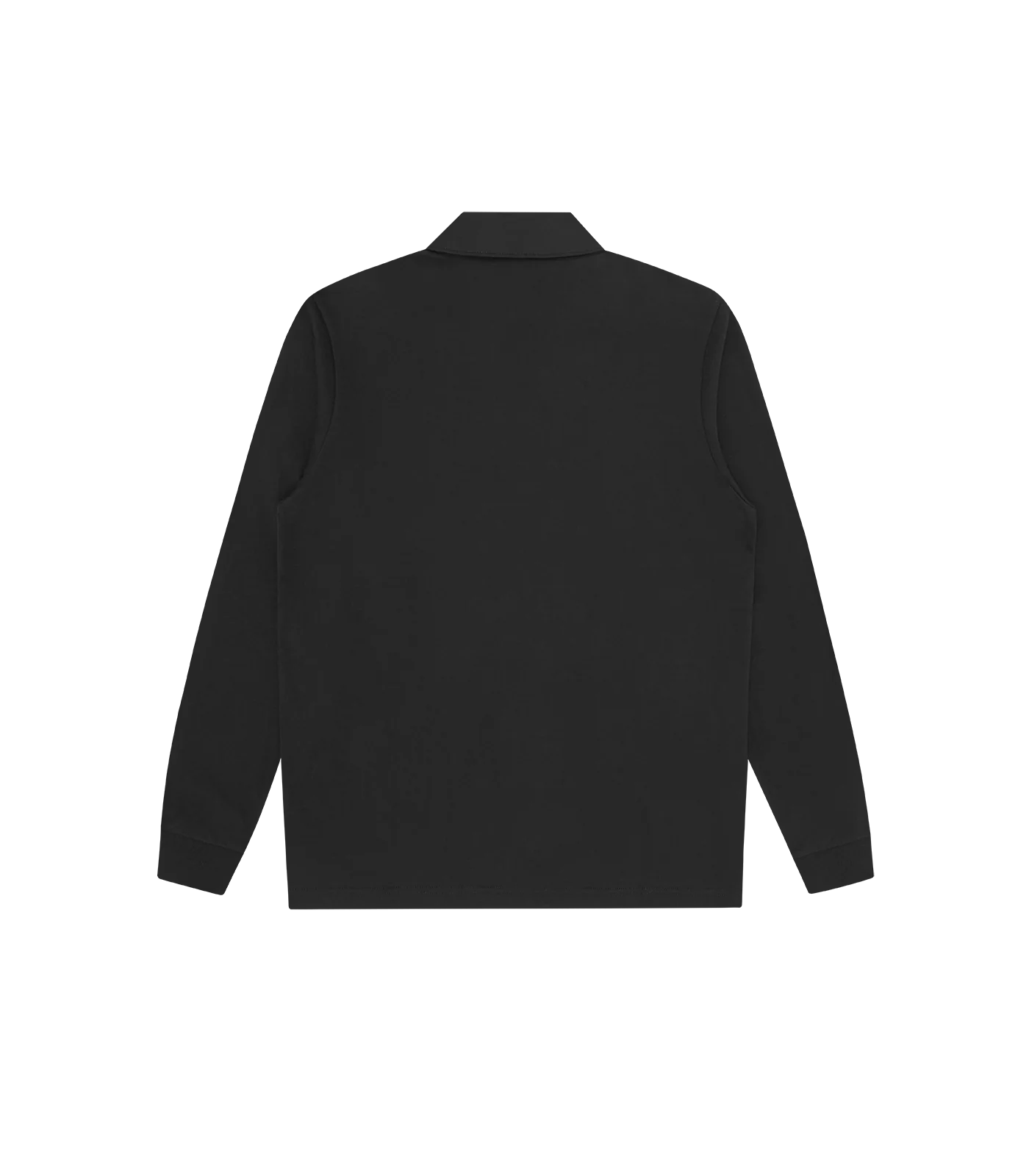 WOVEN PATCH ARCH LOGO RUGBY TOP - BLACK - Image 2