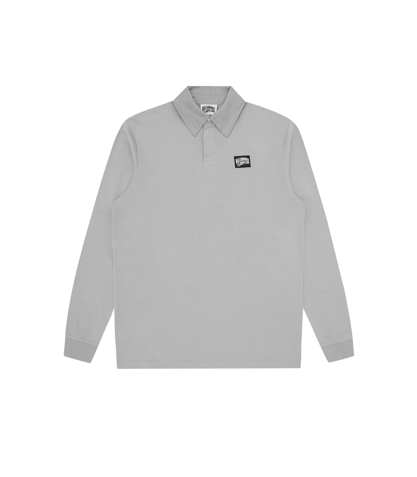 WOVEN PATCH ARCH LOGO RUGBY TOP - FLAT GREY