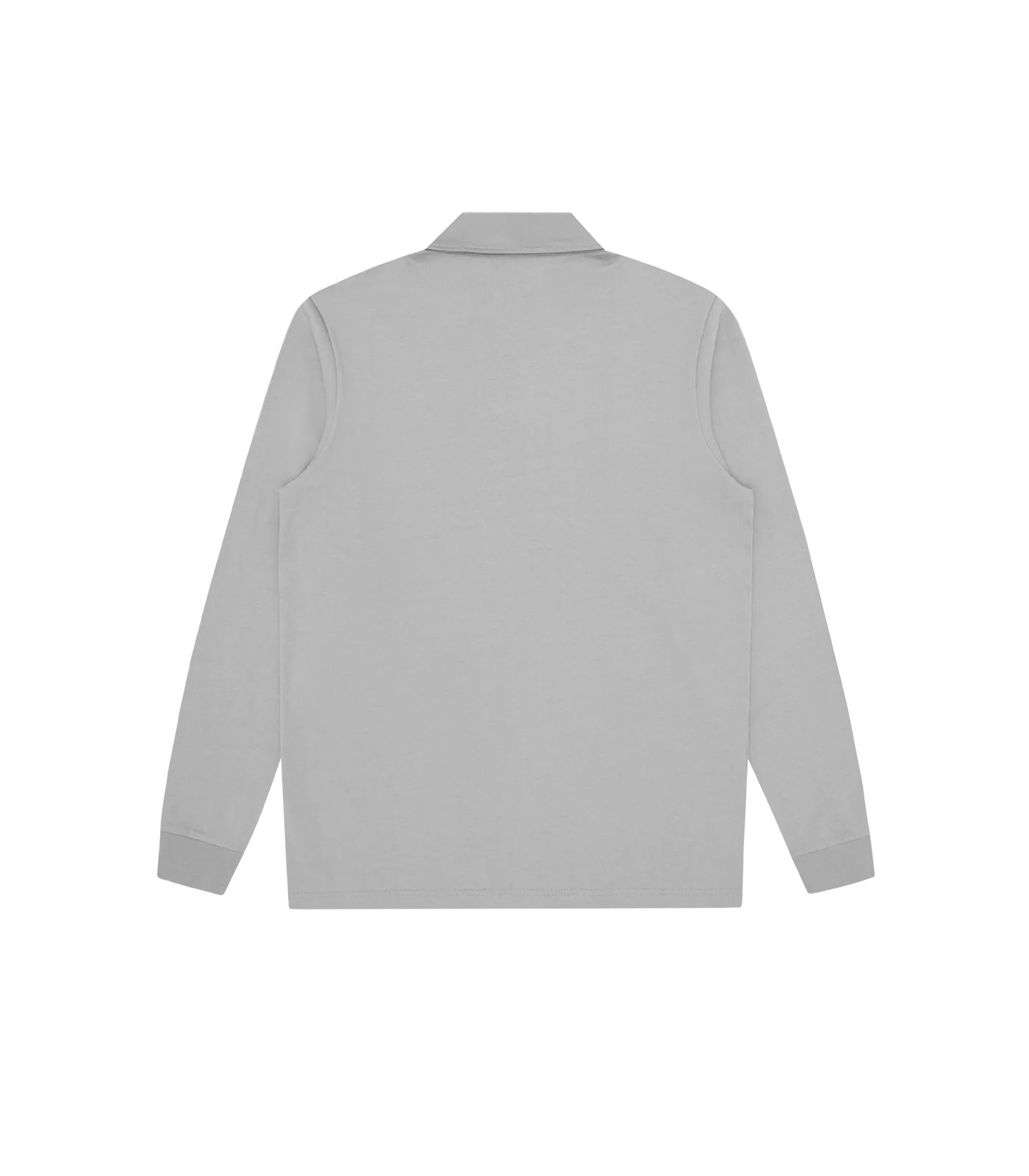 WOVEN PATCH ARCH LOGO RUGBY TOP - FLAT GREY - Image 2