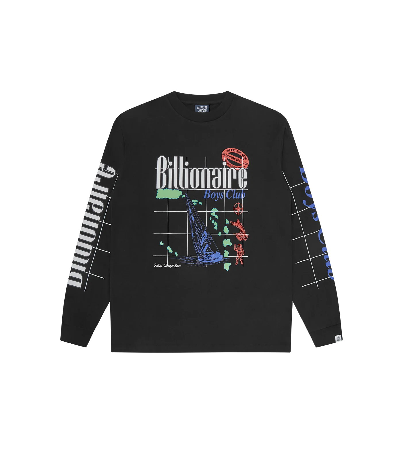 YACHTING L/S T-SHIRT - BLACK