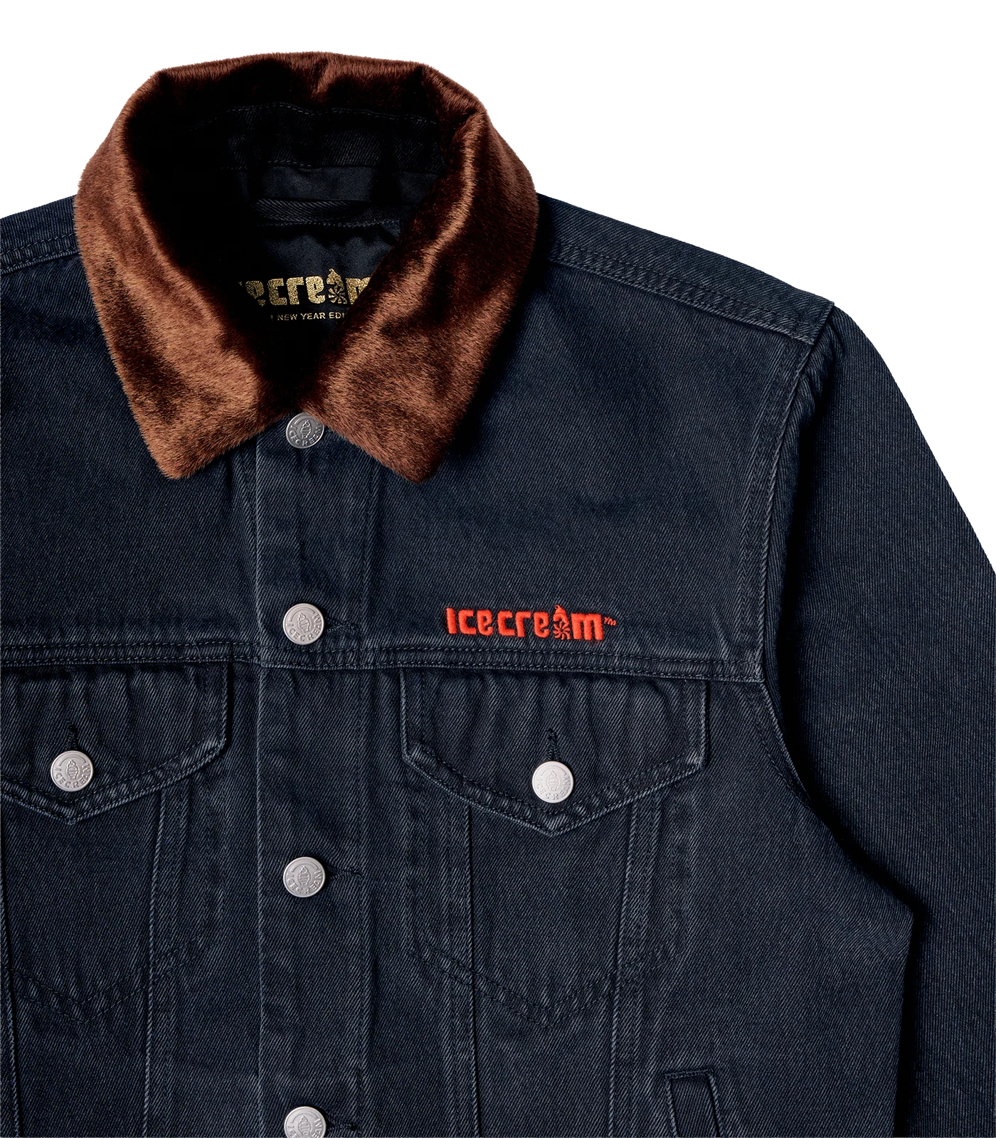 YEAR OF THE HORSE DENIM JACKET - DARK BLUE - Image 3