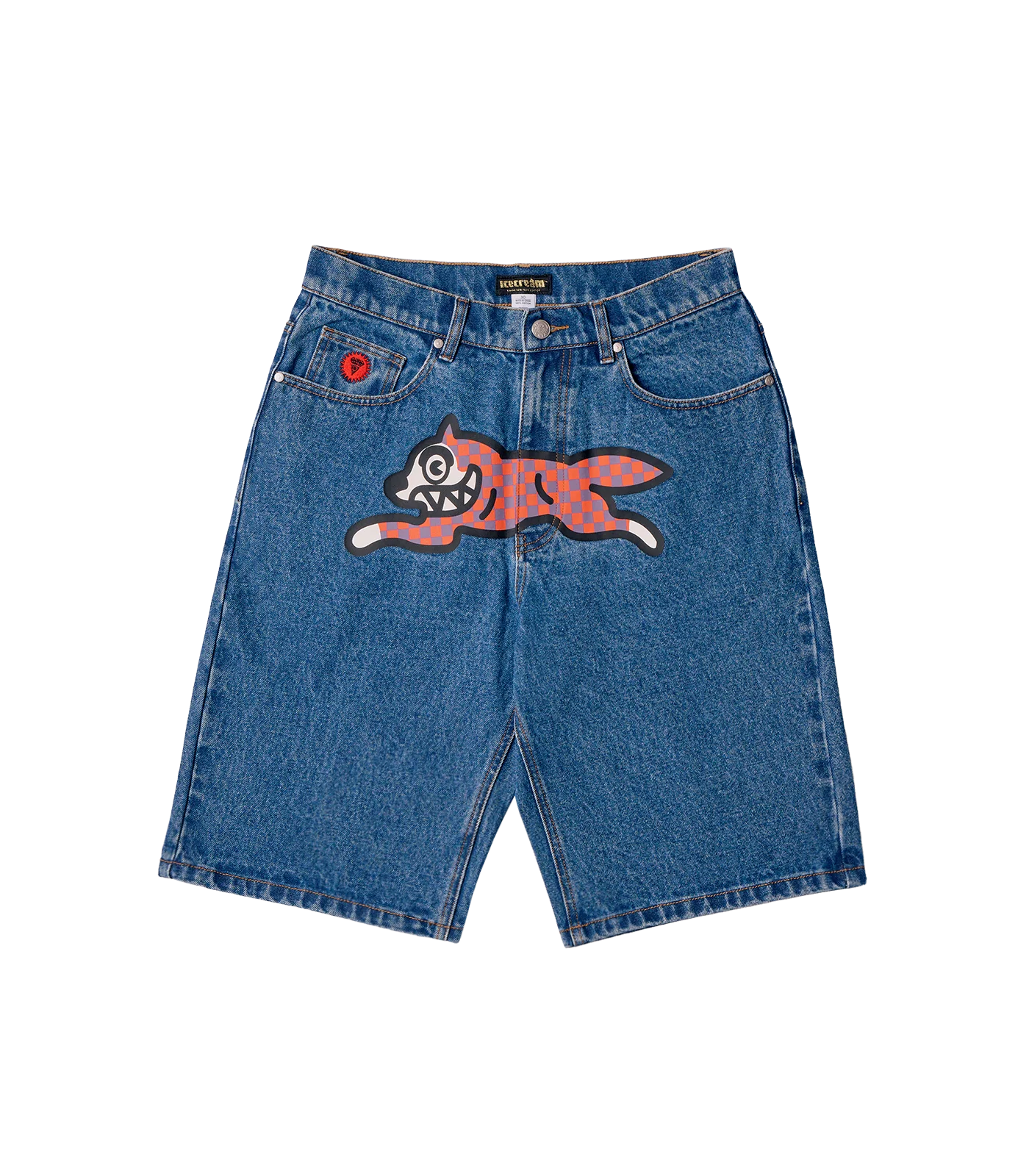 YEAR OF THE HORSE DENIM SHORTS - LIGHT BLUE